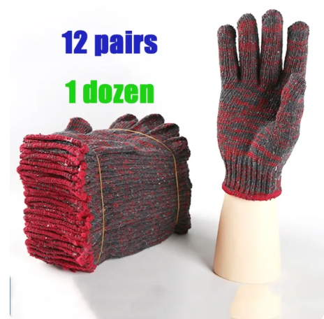 41% OFF BURSON 12 pairs of industrial gloves cotton gloves