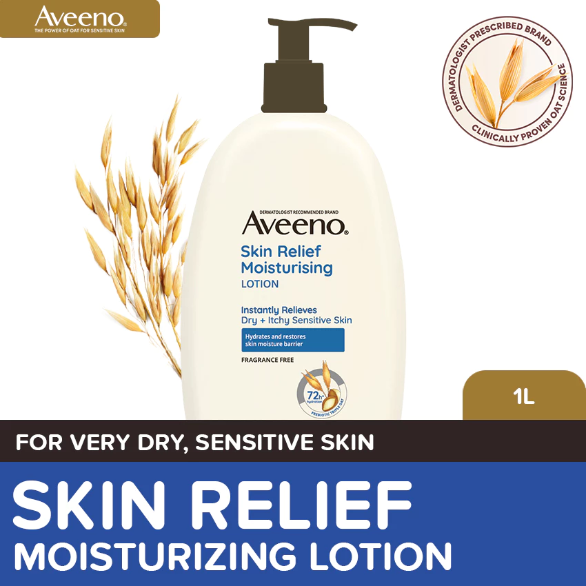 7% OFF Aveeno Skin Relief Lotion 1L: eczema lotion, atopic dermatitis, lotion dry itchy sensitive skin