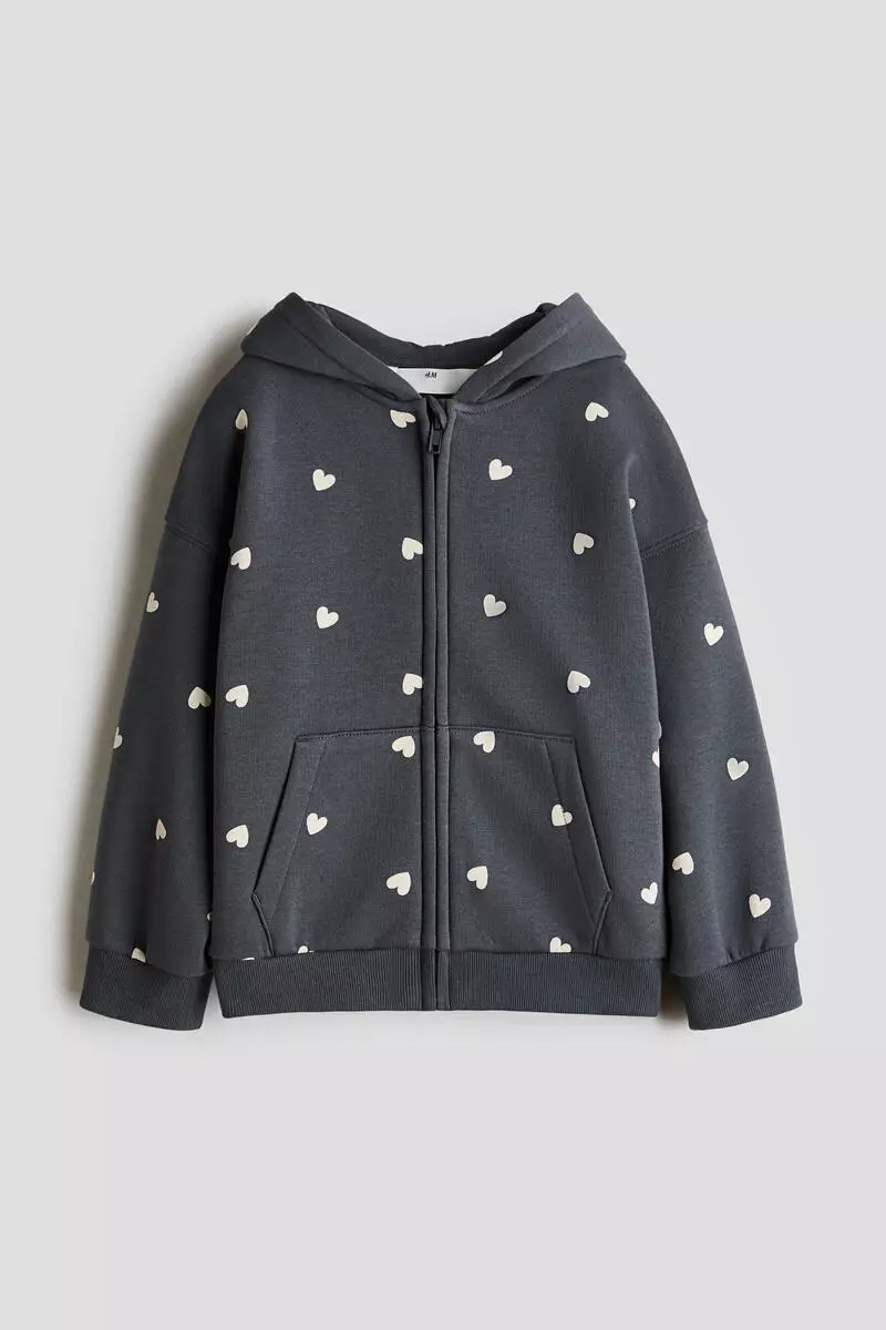 20% OFF  H&M Oversized brushed-inside zip-through hoodie