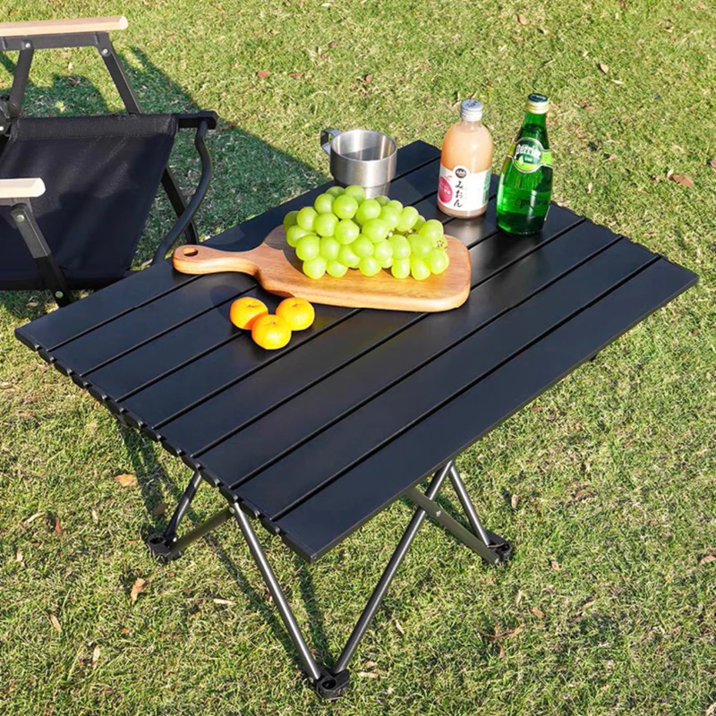 66% OFF Outdoor Folding Table – High Strength Aluminum Alloy for Camping, Travel, and Home