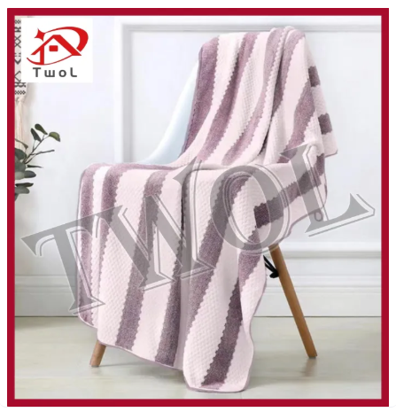 26% OFF TwoL Japanese-style large thick coral fleece bath towel super absorbent quick-drying household