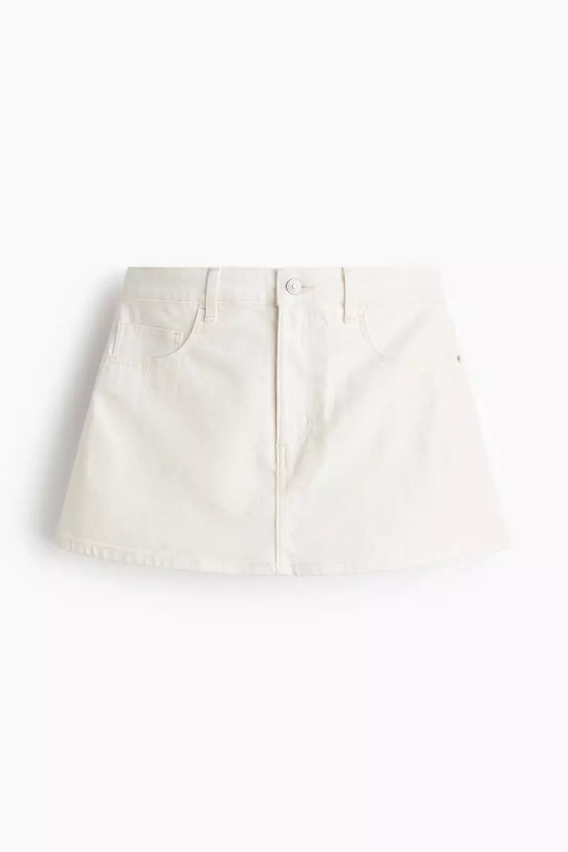 20% OFF H&M  5.0 2 High-waisted denim skort
