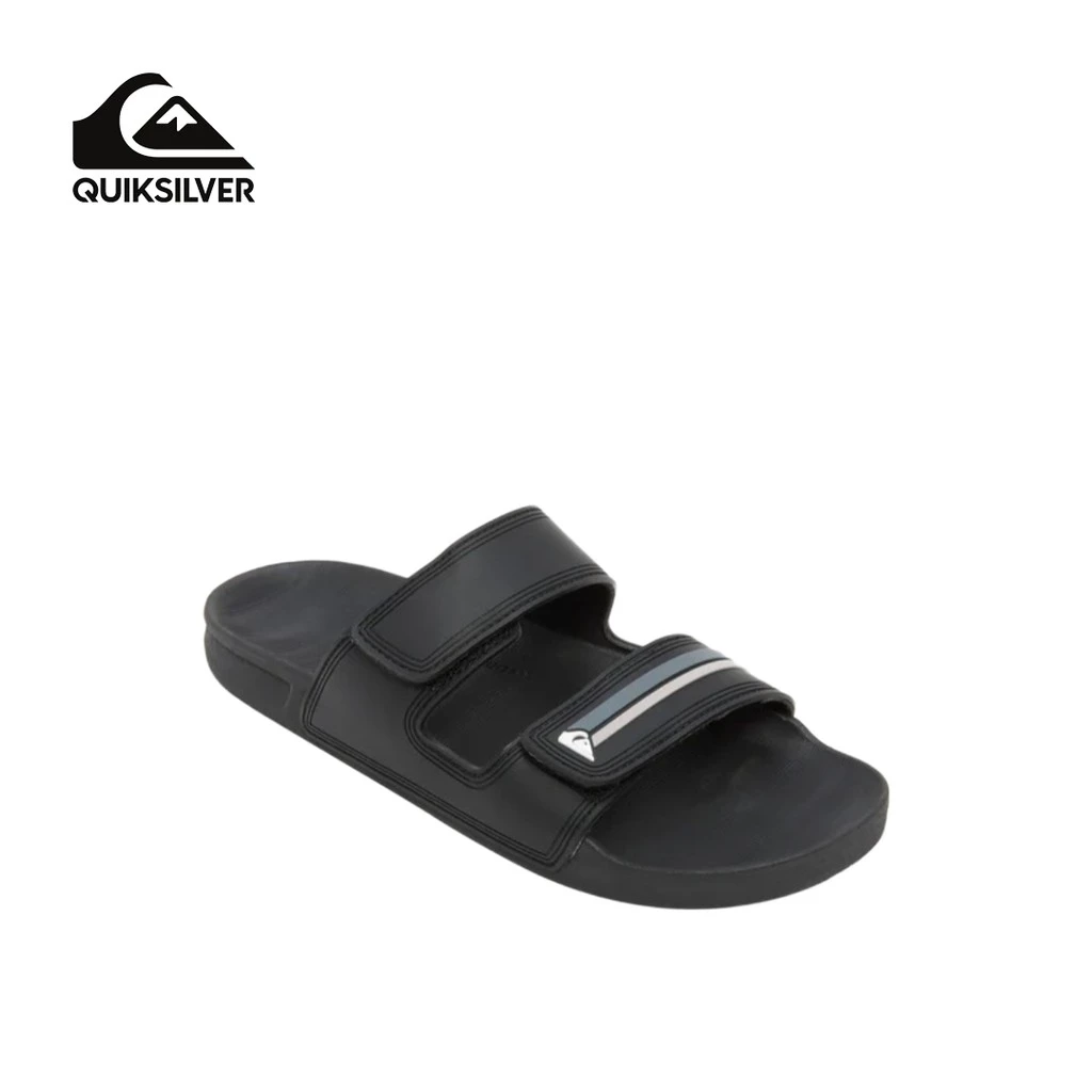 46% OFF Quiksilver Sunset Slide Double Adj Black Mens Slides
