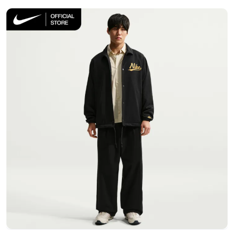 19% OFF Nike Men's Sportswear Club Coaches Jacket - Black [II4378-010]