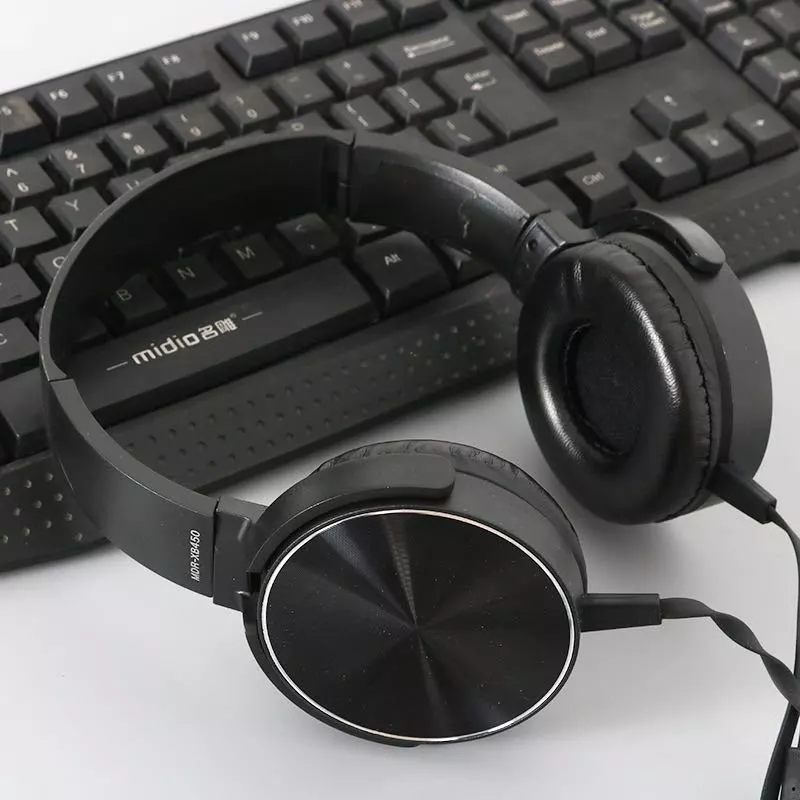 63% OFF XB450 Headphone Extra Bass Stereo Headset Over-the-Ear Headphones With Mic