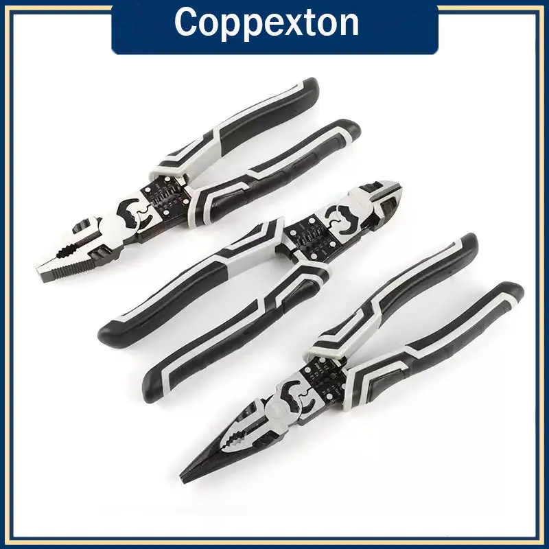 52% OFF Heavy-duty multi-function combination pliers set, pliers heavy duty，professional-grade multi-function electrician's pliers, wire cutters/long nose pliers/wire cutters, heavy-duty wire cutters, multi-function combination, professional-grade，
