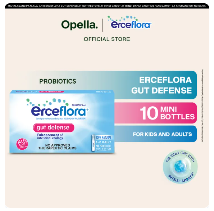 3% OFF Erceflora Gut Defense Probiotic Daily Preventive Support Supplement For Kids & Adults 10 Bottles