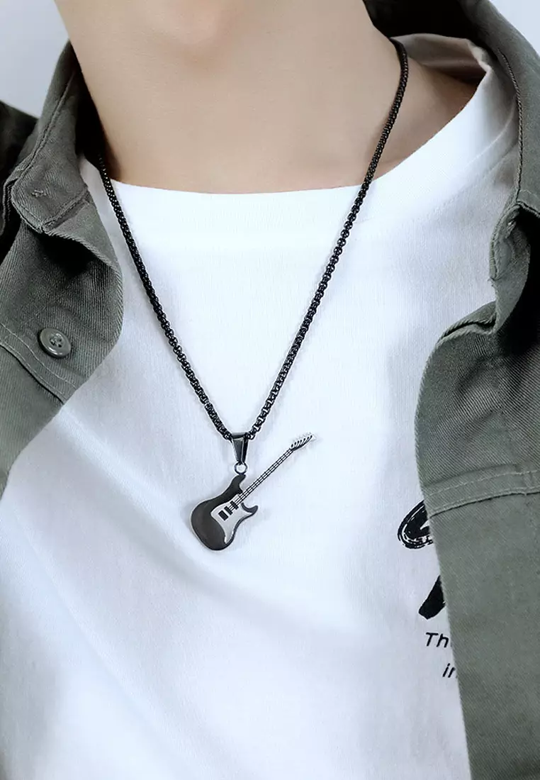 60% OFF Trendyshop Guitar Pendant Necklace