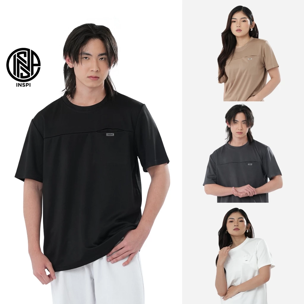 58% OFF INSPI Premium Plain Tshirt for Men and Woman Welt Pocket Relaxed Fit Casual Korean Tops Collection