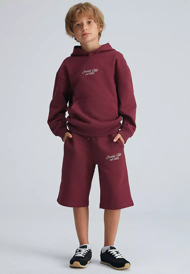 41% OFF GRIMELANGE Zvonko Hoodie & Shorts Set