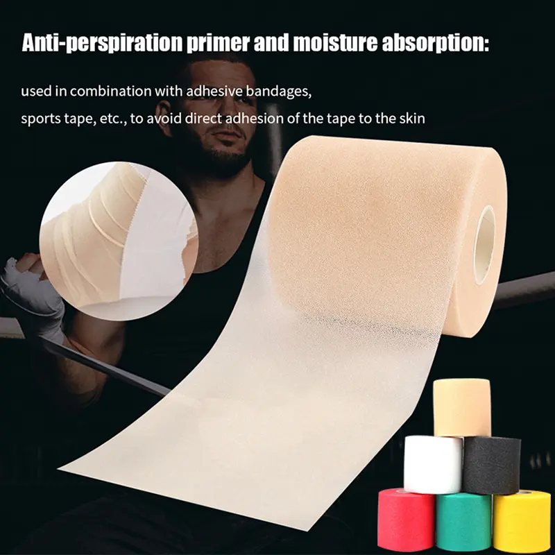 46% OFF [Back To Nature]1PC Foam Cotton Skin Film Self Adhesive Elastic Bandage Elbow Knee Skin Mask Film Foam Underwrap Sports Pre-Wrap For Athletic Tape Man
