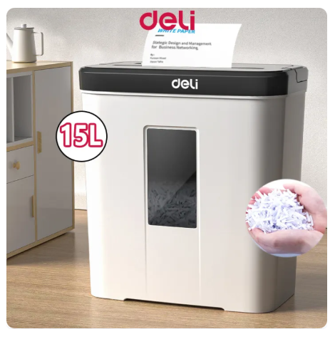 64% OFF Deli 15L Paper Shredder Machine Heavy Duty Shredder Machine Can Shred Staples A4 High Quality Automatic Shredder Electric Paper Shredder
