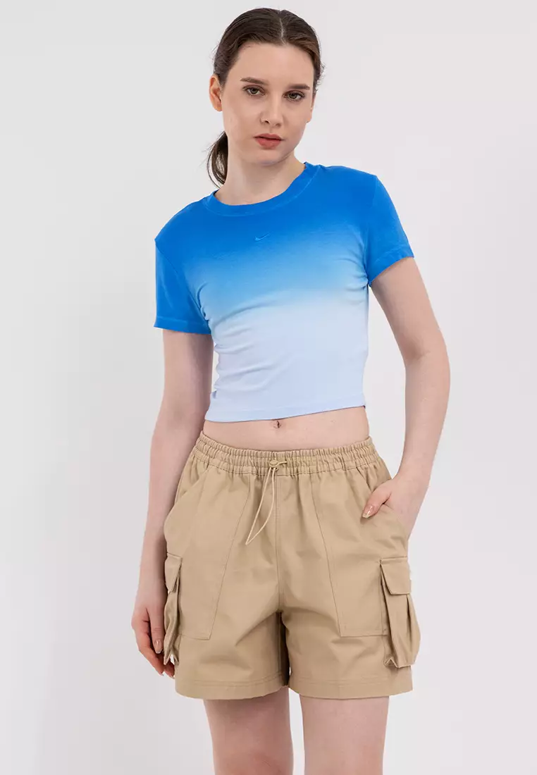 48% OFF NIKE Sportswear Chill Knit Slim Cropped T-Shirt