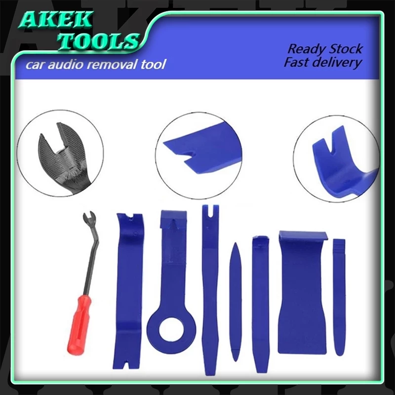 56% OFF 8pcs Panel Removal Tool Kit Auto Car Stereo Radio Pry Tools Door Clip Hard Plastic Panel #COD
