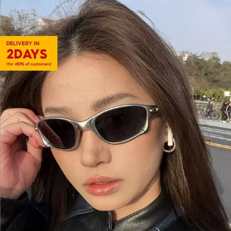 27% OFF Retro Mountaineering Sunglasses Men Women Punk Cycling UV400 Protection Outdoor Glasses