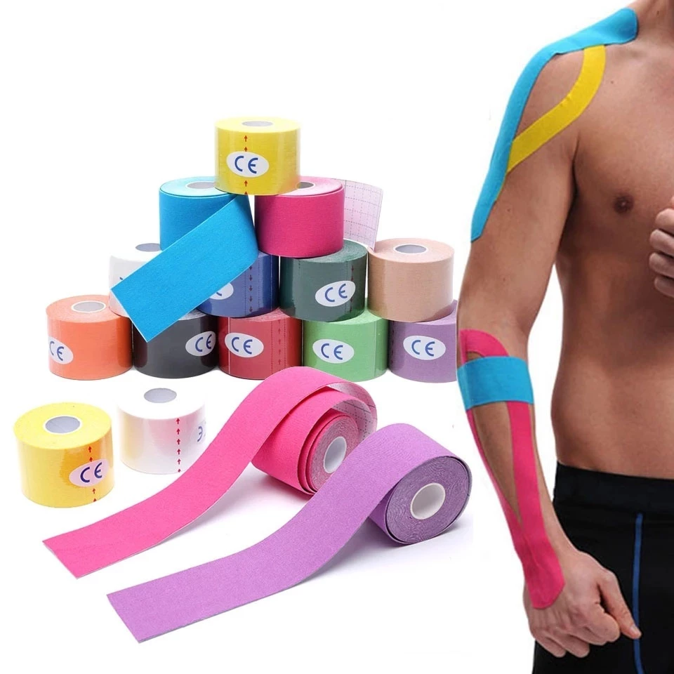43% OFF Kinesiology Tape Muscle Sticker Muscle Pain Relief Bandage Fitness Athletic Recovery Elastic Tape