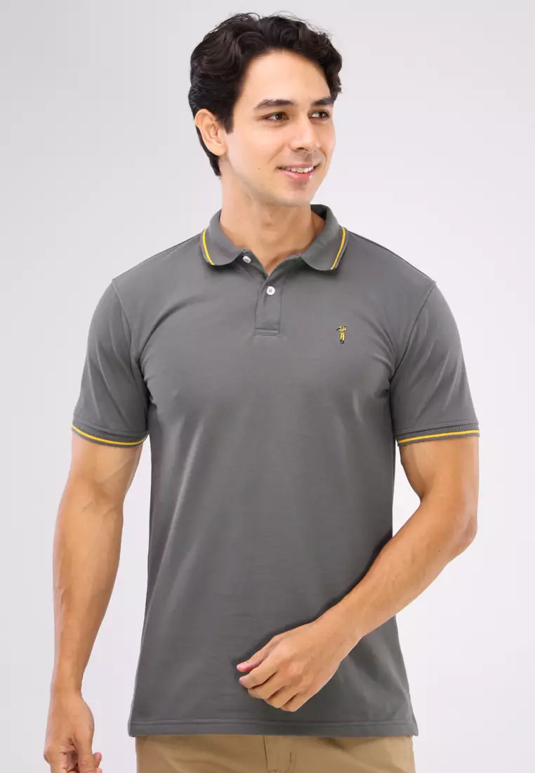 35% OFF Bossini Men Collared Shirt Pique