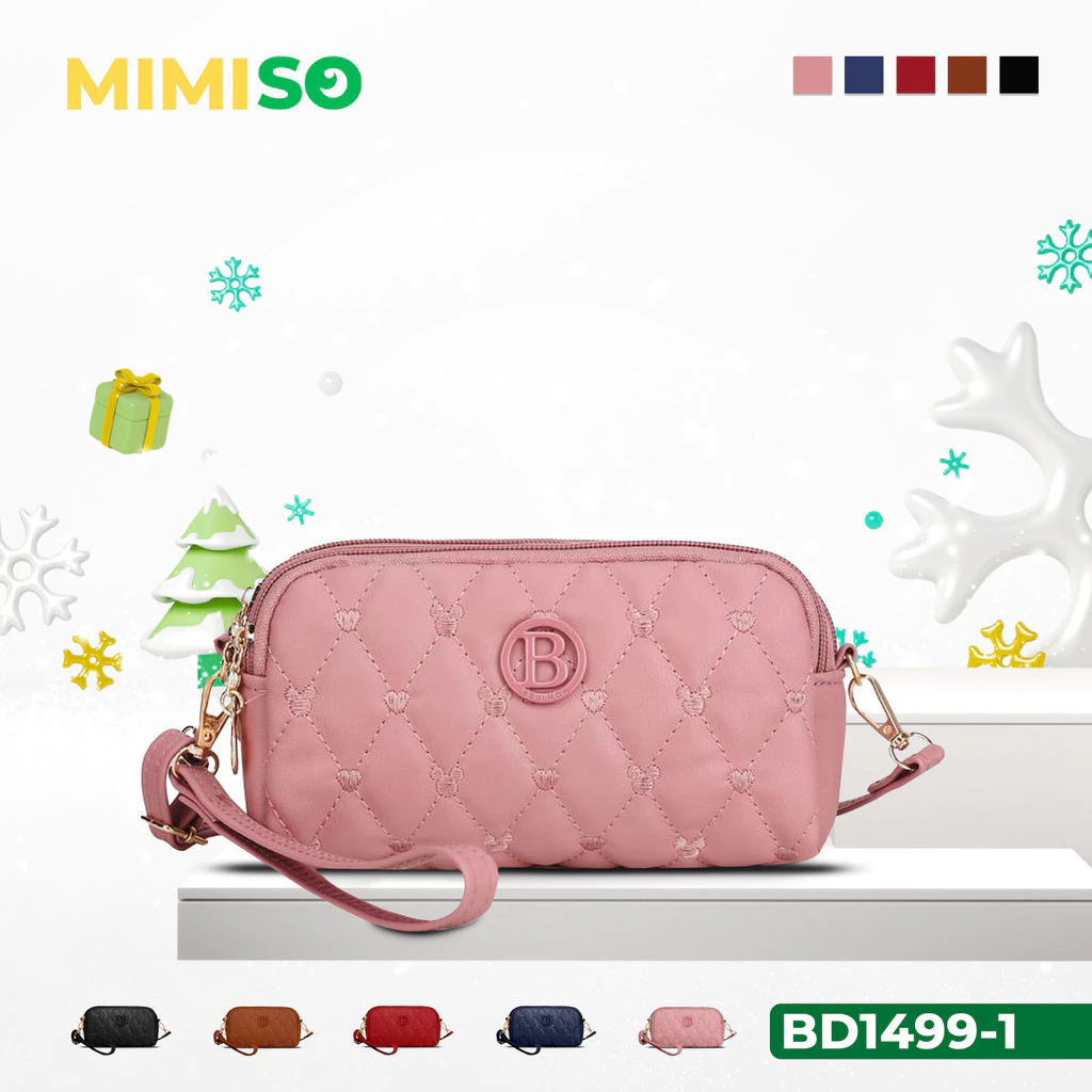 75% OFF MIMISO Shoulder Bag For Woman Three-layer Zipper Fashion Phone Sling Cute Bag BD1499-1