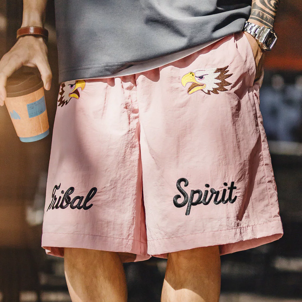 52% OFF Maden workwear American retro Indian beach five quarter pants embroidered thin loose casual shorts men's summer