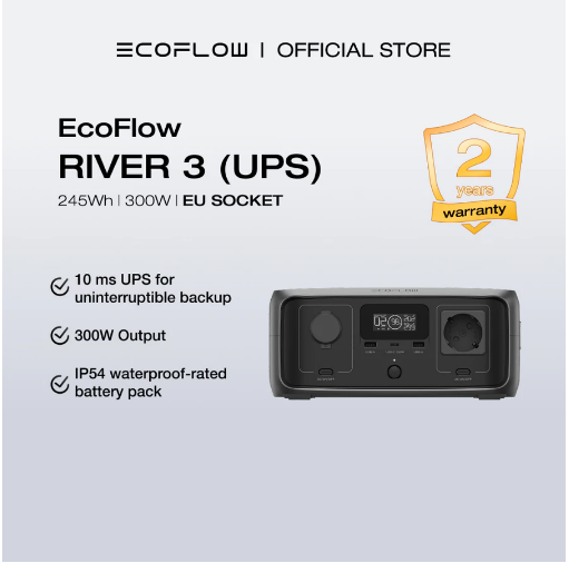 25% OFF EcoFlow Portable Power Station RiVER 3