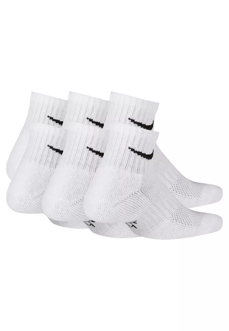 27% OFF Performance Cushioned Quarter Kids' Training Socks (6 Pair)