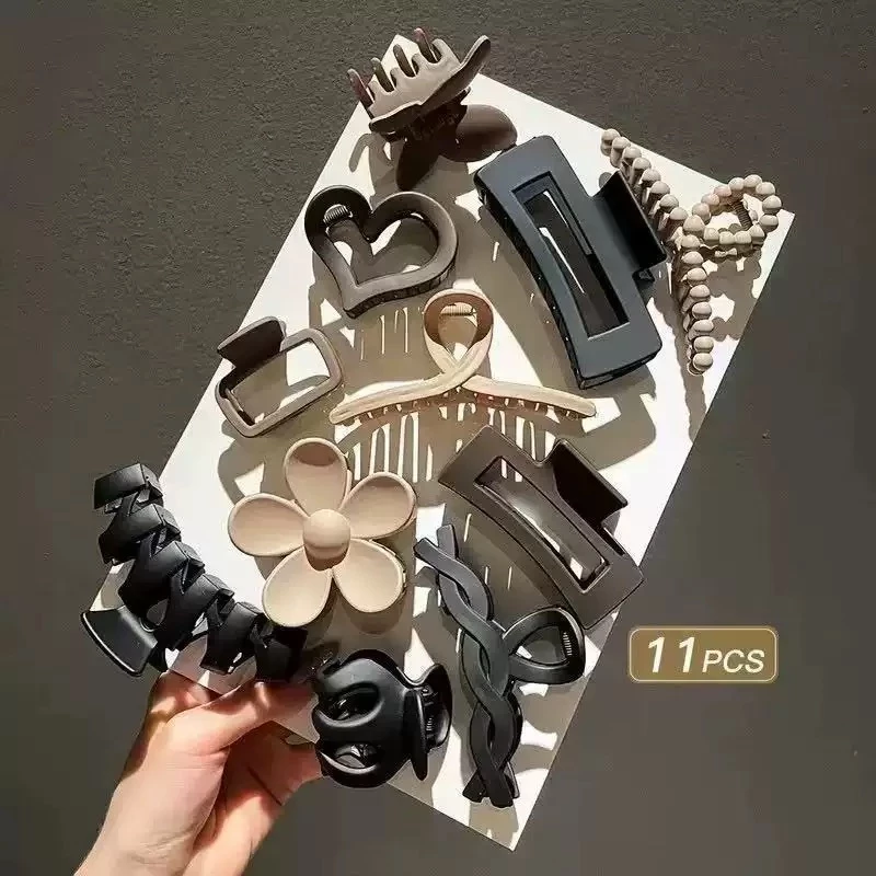 42% OFF 8pcs Hair Accessories Clip Large Size flower hair clip acrylic Strong Grip and Secure Hold
