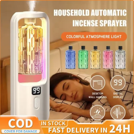 80% OFF Automatic Aroma Diffuser Rechargeable Air Freshener Fragrance Essential Oil Diffuser Home Wall-Mounted Automatic Spray Fragrance Machine For Household Home Living Toilet Deodorant#XXJ01