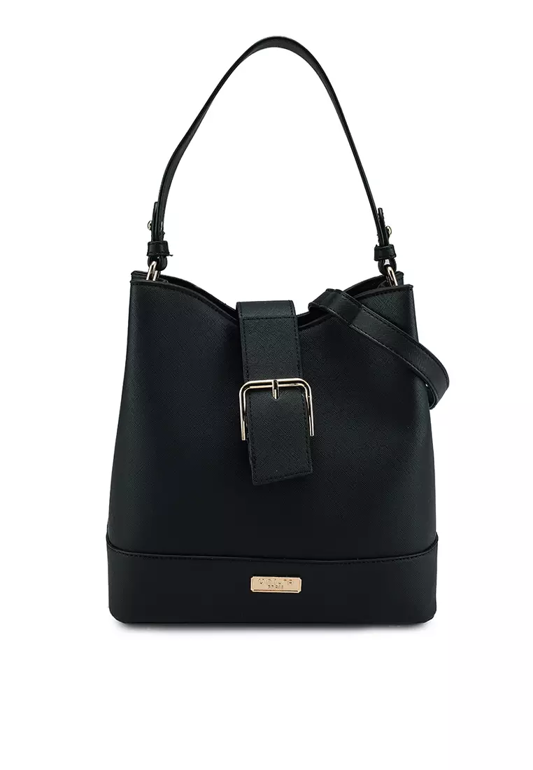 74% OFF Unisa  Saffiano Convertible Top Handle Bag