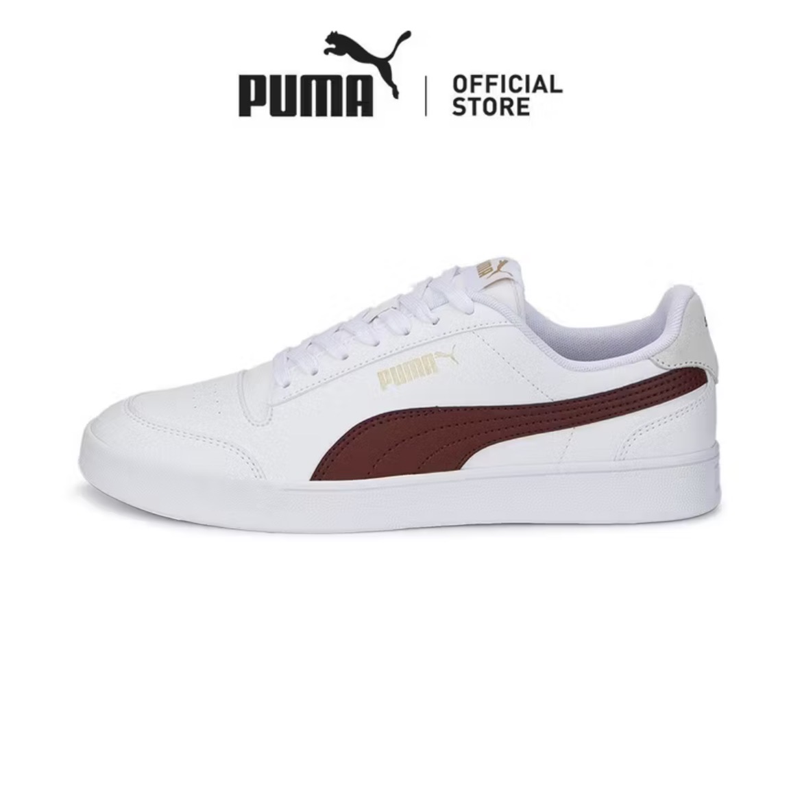 50% OFF ￼PUMA Unisex Shuffle Sneakers (White)