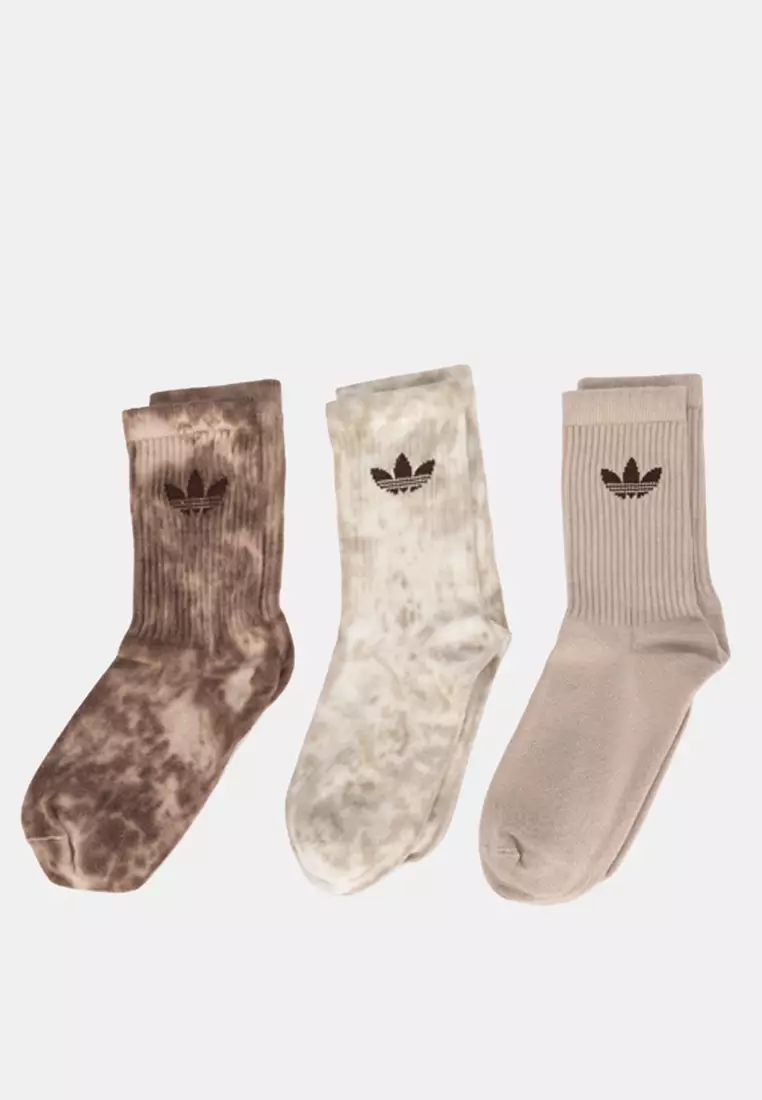 6% OFF ADIDAS Tie Dye Crew Socks 3 Pairs