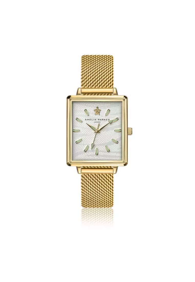 50% OFF Elegant Amelia Parker Women's Watch with Stainless Steel Watch Bracelet