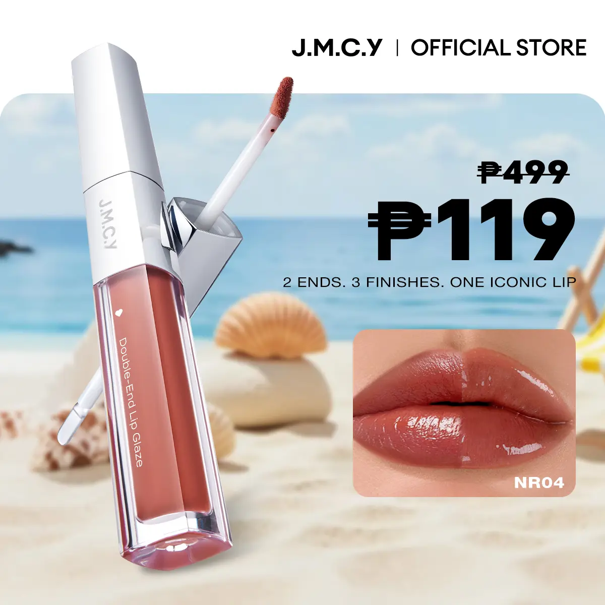 84% OFF【Hajie Alejandro Approved】 JMCY 3 in 1 Liquid Lipstick Matte Gloss Lip Tint 24H Color Stay Smudge Proof Waterproof & Sweat Resistant Non Drying & Smooth