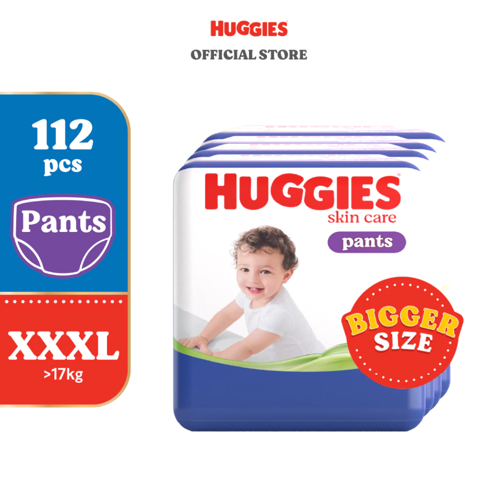31% OFF Huggies Skin Care XXXL - 28 pcs x 4 packs - (112 pcs)