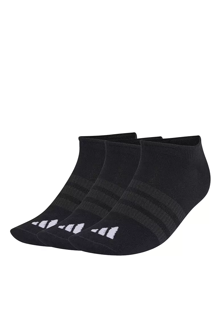 40% OFF Adidas Thin & Light Sportswear No Show Socks 3 Pair Pack
