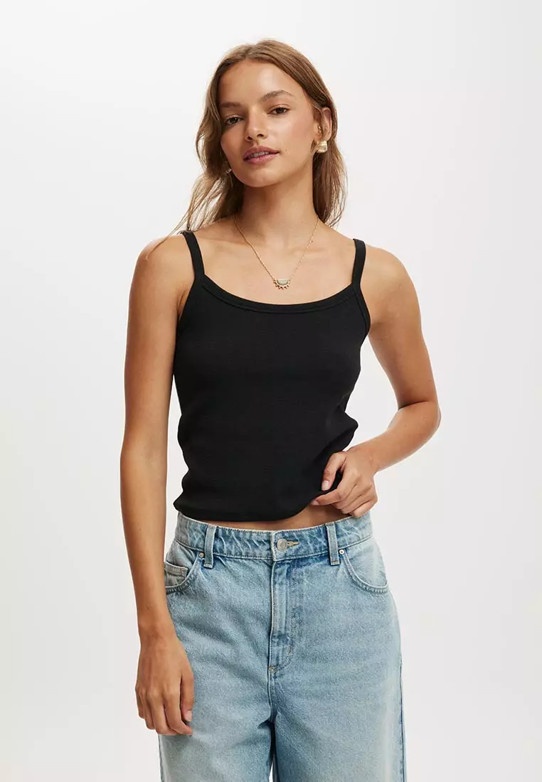 46% OFF Goldie Rib Scoop Cami