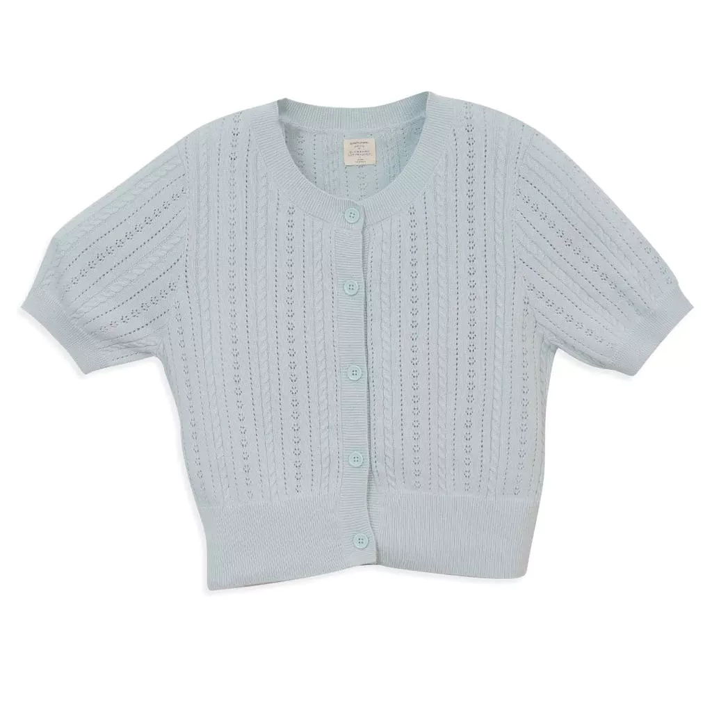 50% OFF GIORDANO Women's Cotton Crew Neck Comfort Fit Button Front Cardigan (05356209)
