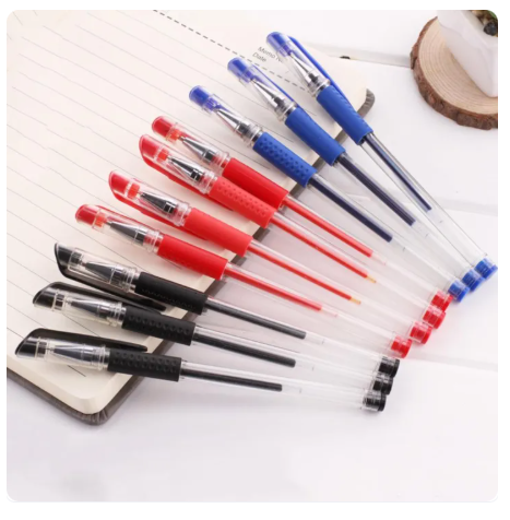 30% OFF Black Red Blue ink Gel Pen 0.5mm Writing Neutral Pens Simple pen for Student School Office Supplies Stationery