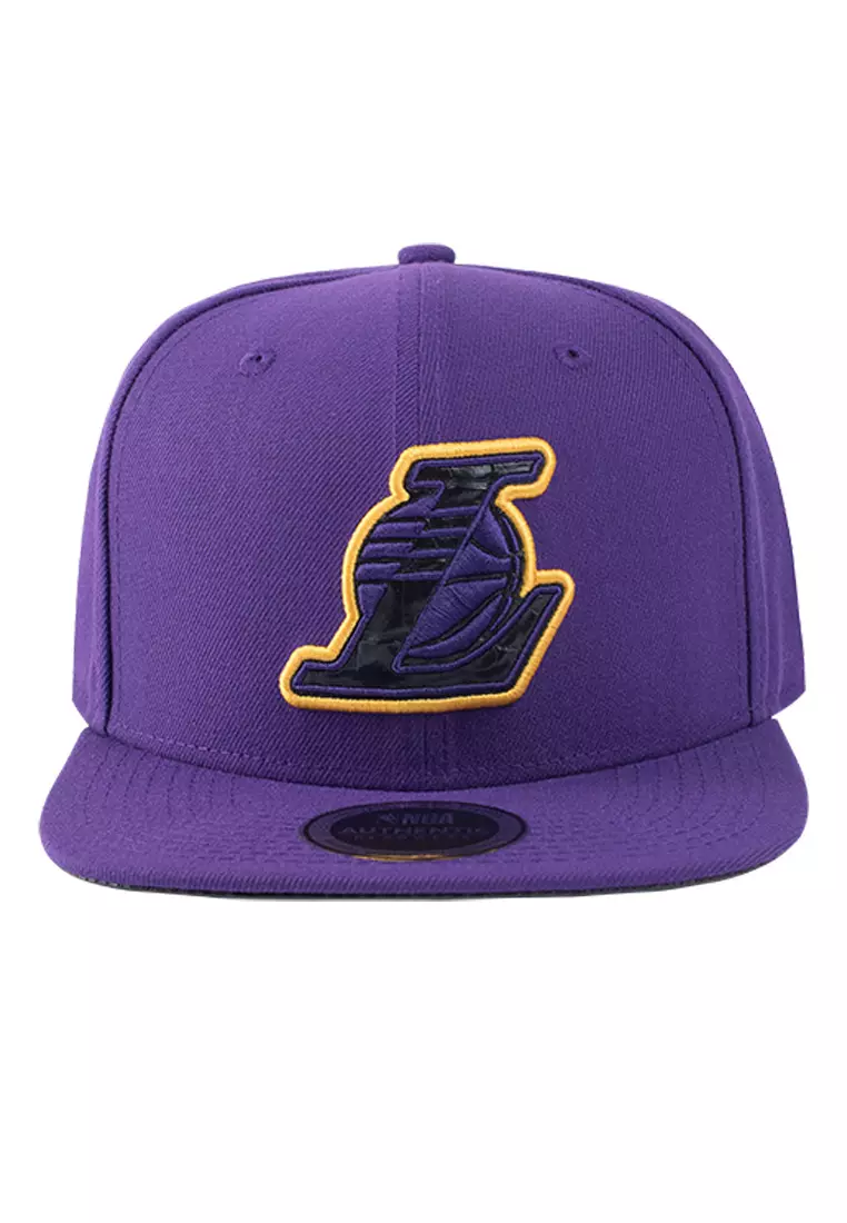 58% OFF NBA Skin Los Angeles Lakers Mens Flat Snap Back Cap