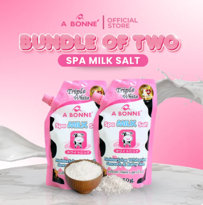 10% OFF 【Bundle of Two Spa Salt】 A Bonne Spa Milk Salt Scrub