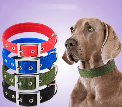 59% OFF Pet Dog collar Adjustable Buckle Dog Collar Nylon Leash Dog-Collar S-XL 4 Colors - Pet Products Supplie