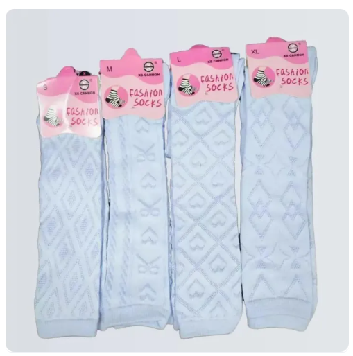 49% OFF 3-Pack Kids' Cotton-Blend Knee-High Socks with Geometric Pattern for Boys & Girls 3-12 Years