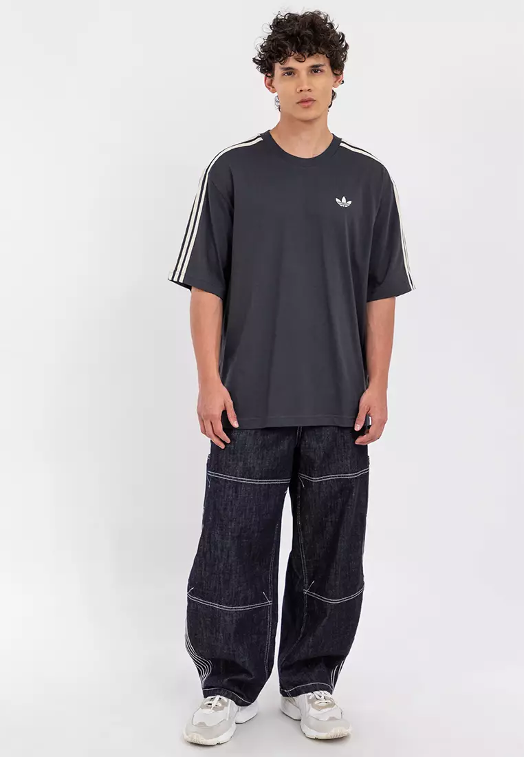 38% OFF ADIDAS Adicolor 3-Stripes Oversized T-Shirt