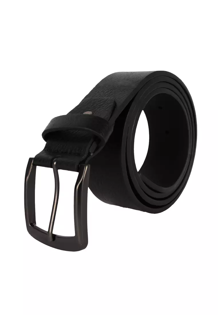 5% OFF Men's Prong Buckle Genuine Leather Belt 1 piece JMLP612