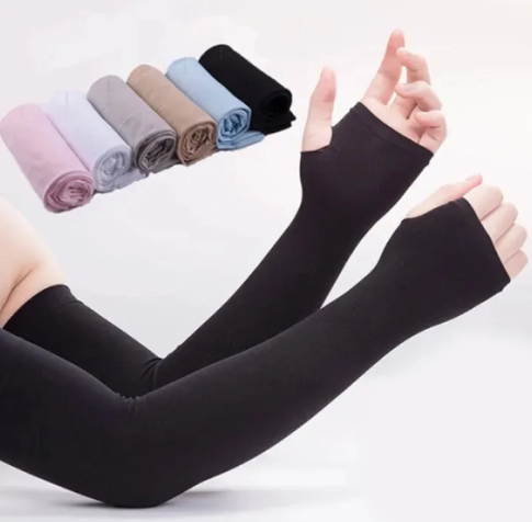 57% OFF 1Pair Men Women Breathable Arm Sleeves/Ice Arm Sleeve Cover Protection Hand Cover Cooling Arm Sleeve