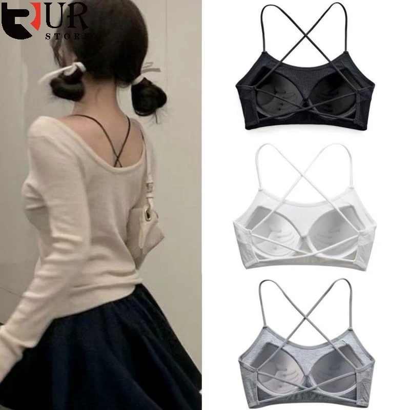44% OFF Fashion Double Cross Strap Bralette Seamless Support Bra Sexy Back Cross Strap Bralette