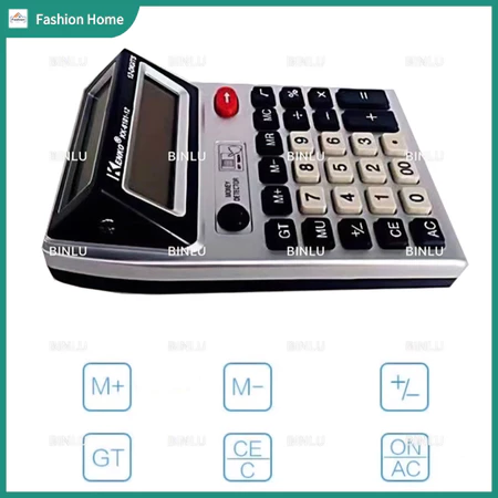 54% OFF Dual Monitor 12Bit Calculator Built-in currency detection function Office essential (only 1 battery)