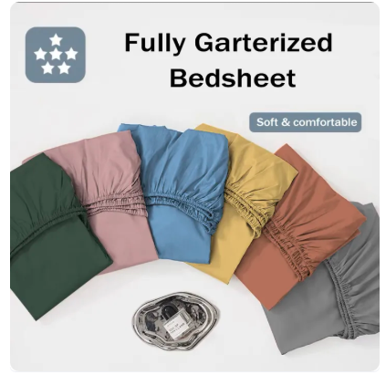55% OFF Bedsheet No Lukot No Gusot Bedsheet Fully Garterized Bedsheet Fitted Bed Sheet Plain Beddings (Pillowcase not included) App 4.9 (5753)