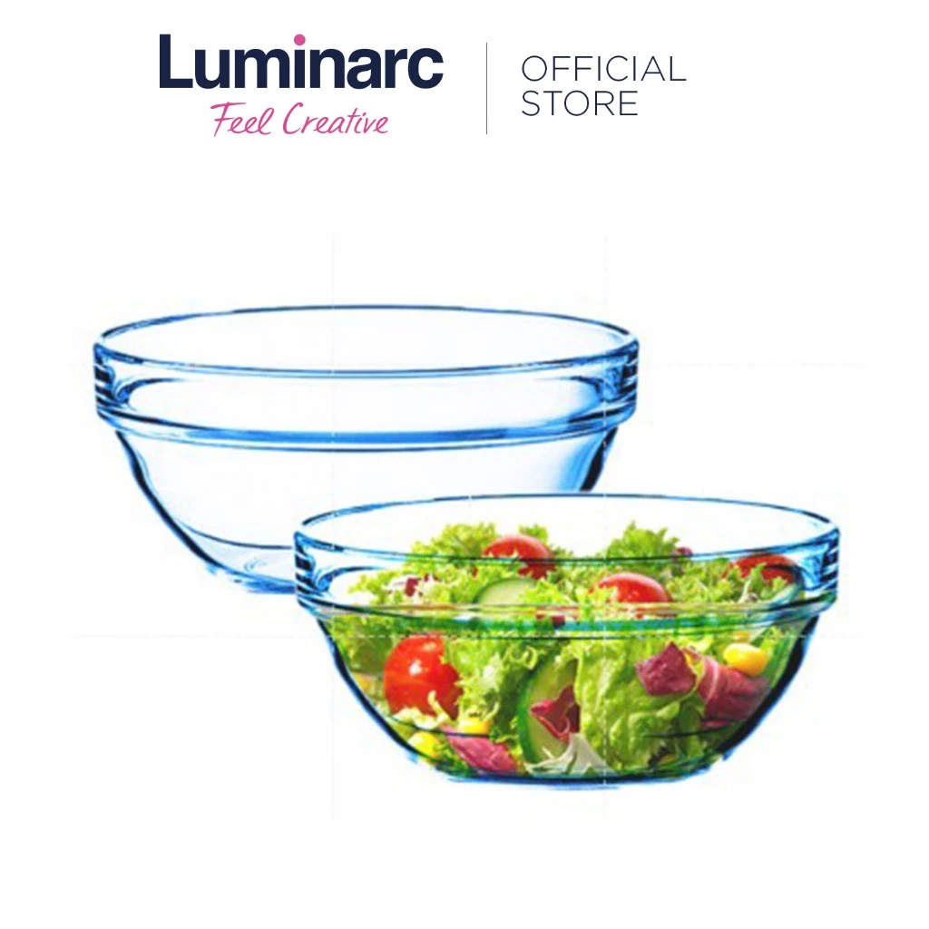 45% OFF Luminarc L0510/L0400 Empilable 2pc 17cm Ice Blue Bowl