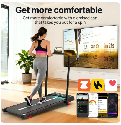 66% OFF Treadmill foldable walking pad exercise equipment for women treadmill electric Indoor running