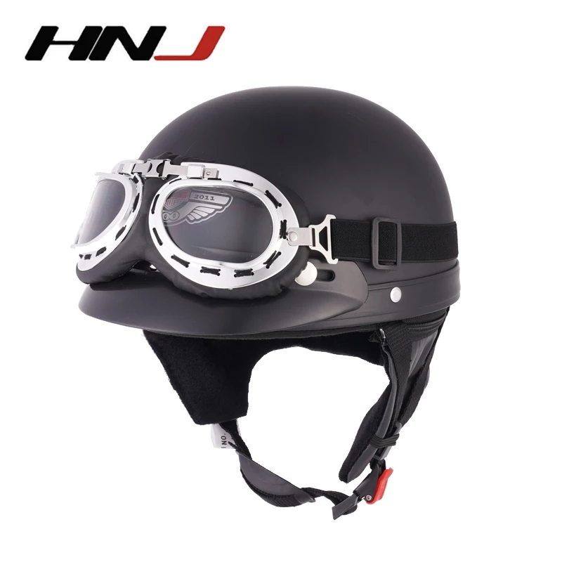 50% OFF HNJ XT-02 Retro Half-Face Helmet – Lightweight Comfortable Urban Riding Gear